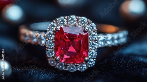 Sparkling Ruby Ring