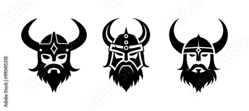 Viking helmet logo