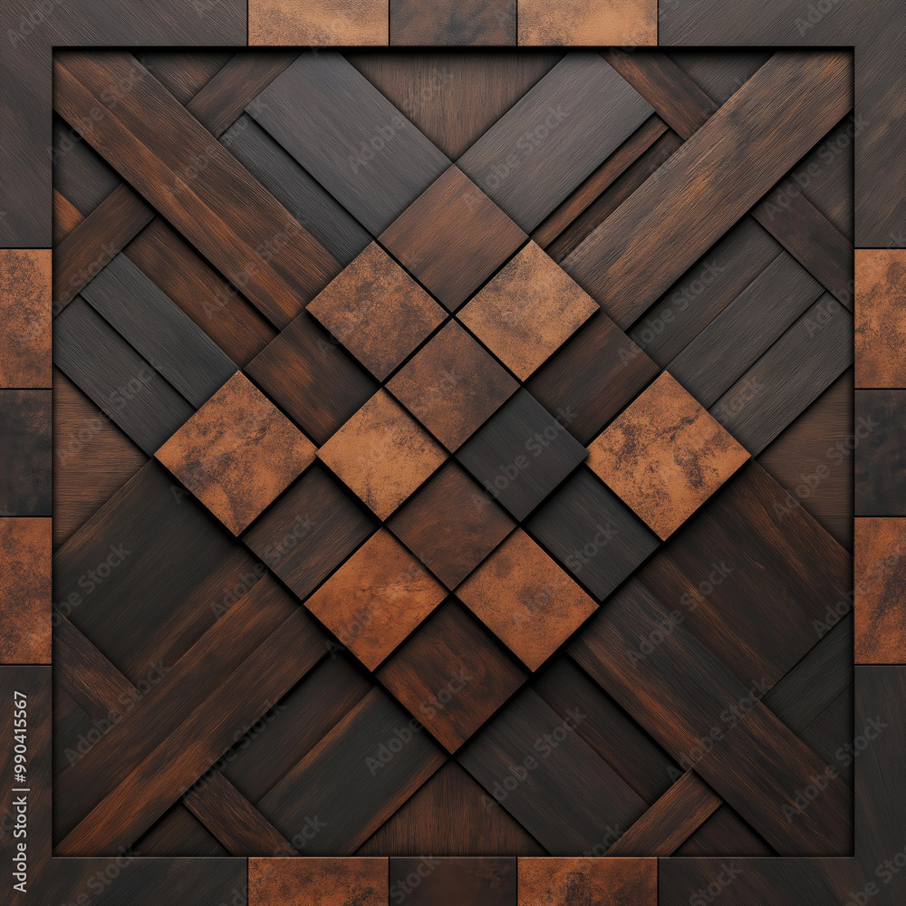 Wooden pattern. Elegant luxury 3d geometric wood wallpaper Wooden pattern. Elegant luxury 3d geometric wood wallpaper