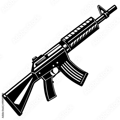 Hunter aiming a shotgun , Shooter Shooting from a gun on plates mark vector black color silhouette ,Hunting SVG,  
