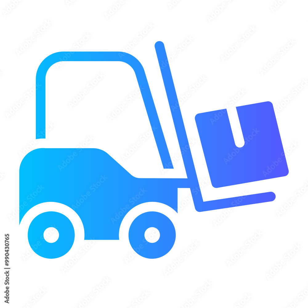 forklift Gradient icon