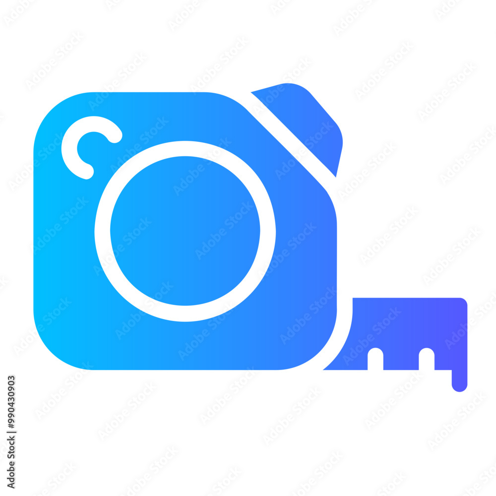 measuring tape Gradient icon measuring tape Gradient icon