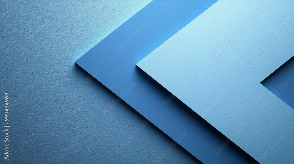 Abstract geometric background with blue tones. .