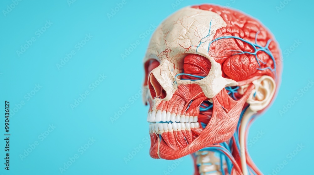 Detailed Human Anatomy Model with Vivid Colors