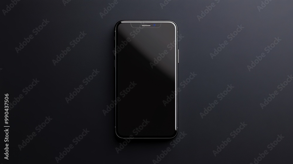 A front view of a smartphone screen, showcasing a sleek and modern design. The display is illuminated, highlighting app icons and a vibrant background. This image captures the essence of contemporary A front view of a smartphone screen, showcasing a sleek and modern design. The display is illuminated, highlighting app icons and a vibrant background. This image captures the essence of contemporary