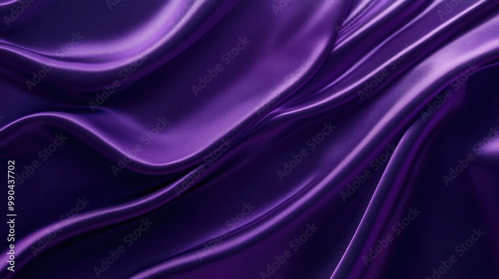 Obraz premium Deep purple background with smooth lighting, providing an elegant and bold canvas for product photography, branding, or creative visuals.