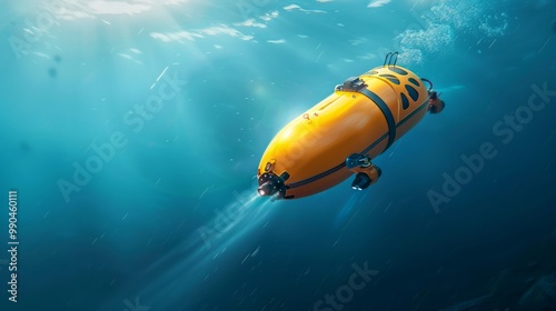 Wallpaper Mural Underwater Drone Exploring Beneath Floodwaters Torontodigital.ca