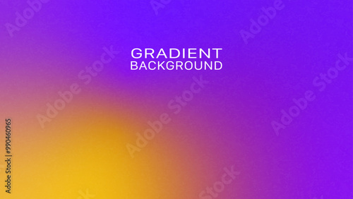 Colorful Gradient Background. Purple and Orange Color Blended. Grainy Noise Texture. Design for Social Media, Trendy, Vintage, Brochure, Banner