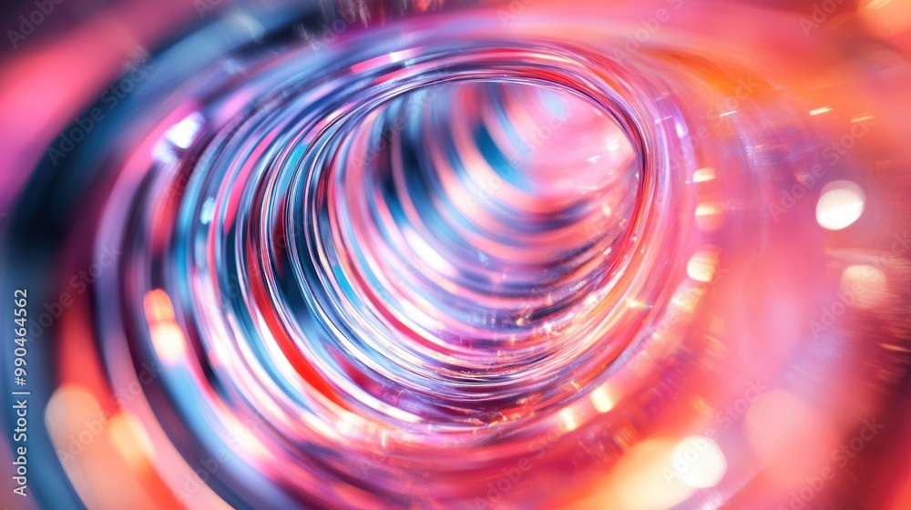 Abstract background of pink and blue swirling light. Abstract background of pink and blue swirling light.