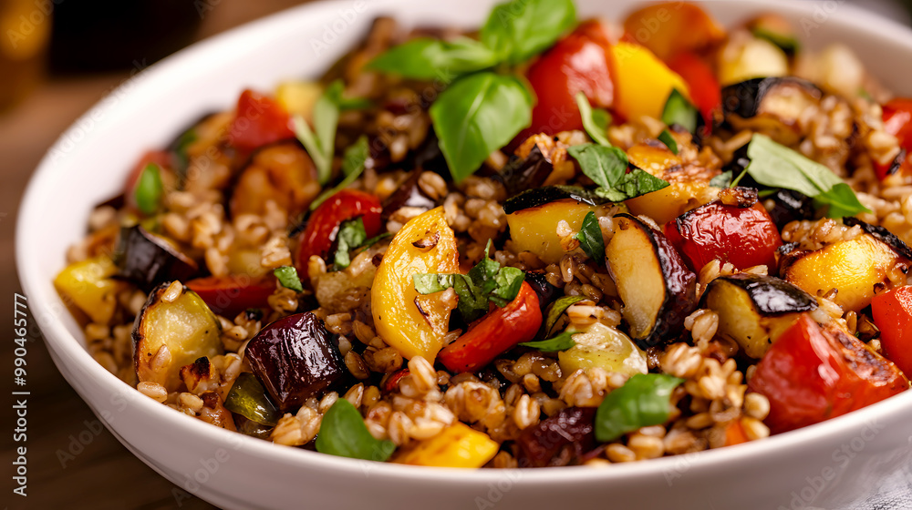 Hearty Roasted Vegetable Salad with Grains Hearty Roasted Vegetable Salad with Grains