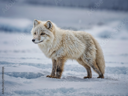 Plakat w ramie Arctic Fox 34