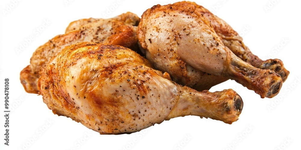 Roasted chicken isolated drink Roasted chicken isolated drink