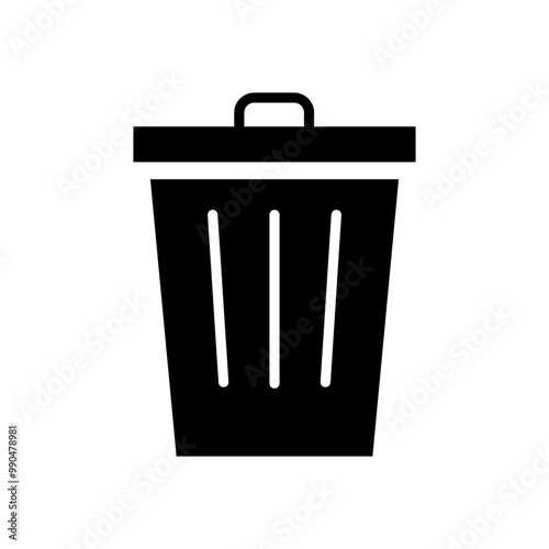 Trash can glyph