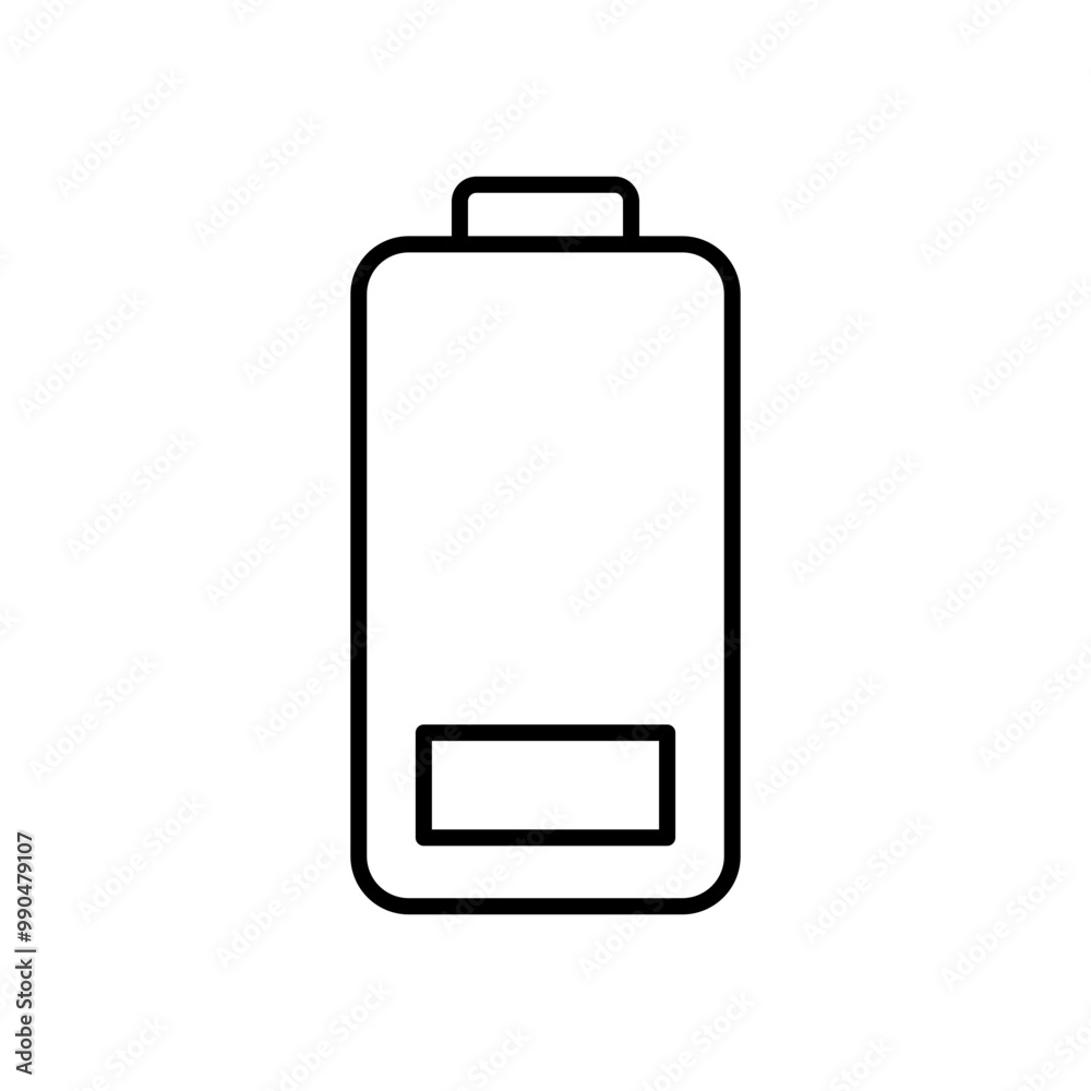 Low level battery icon Low level battery icon