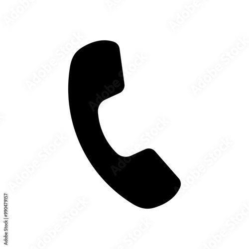 Black phone icon