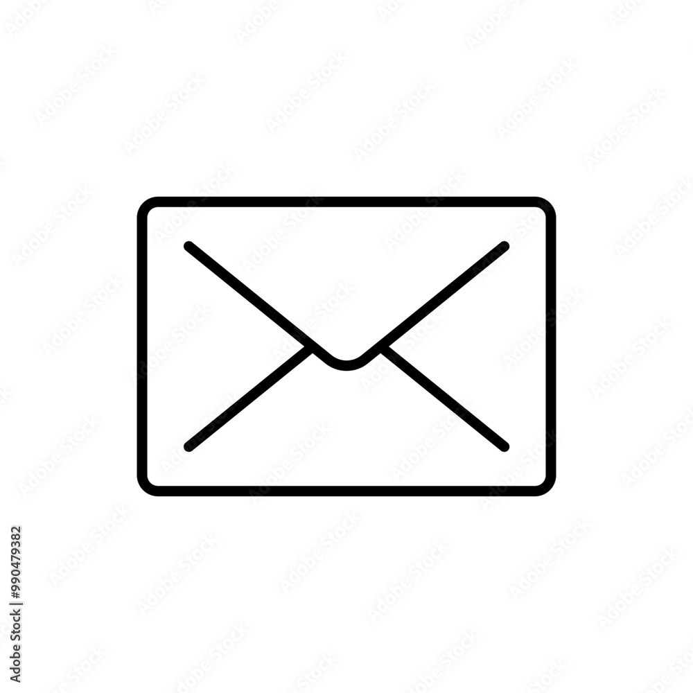 Outline envelope icon