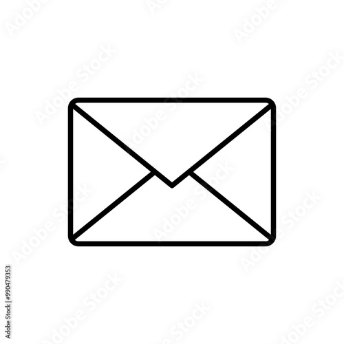 Outline mail icon