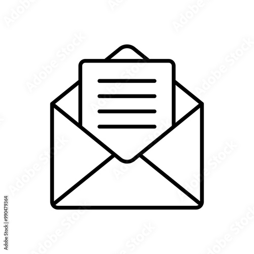 Mail with document inside