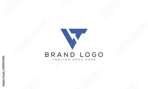 letter VT logo design vector template design for brand.