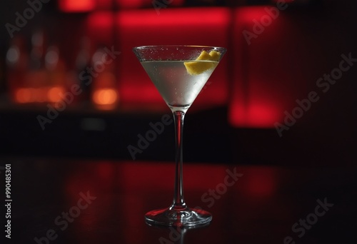 Wallpaper Mural Martini dry glass against night club background Torontodigital.ca