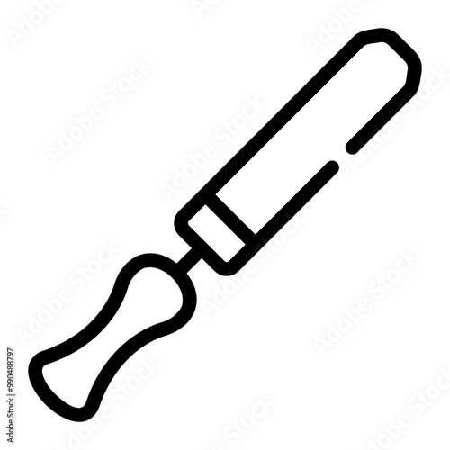 chisel Line Icon