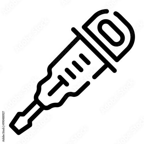 jackhammer Line Icon