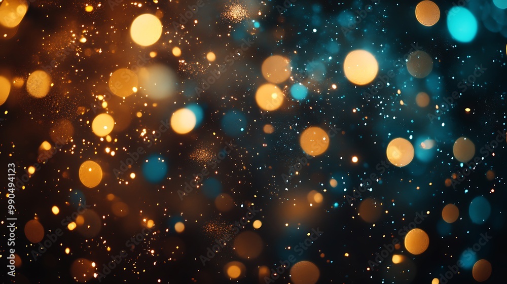 Abstract Bokeh Lights Background