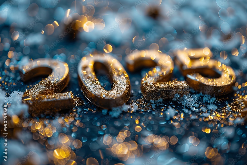 2025 New Year Party with Sparklers and Glittering Lights 2025 New Year Party with Sparklers and Glittering Lights