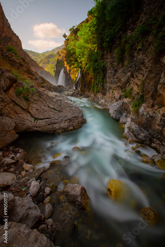 Kapuzbaşı Waterfalls, which holds the title of the waterfall with the highest flow rate in Turkey, is located in the Yahyalı district.