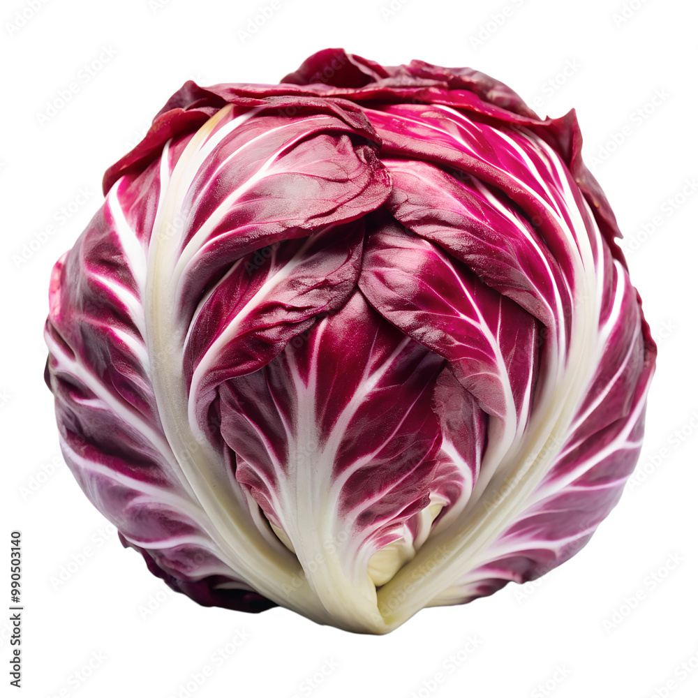 Radicchio isolated on a transparent background