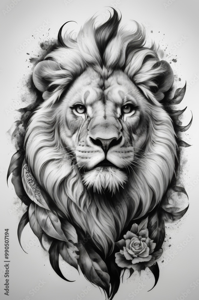 Obraz premium head of lion