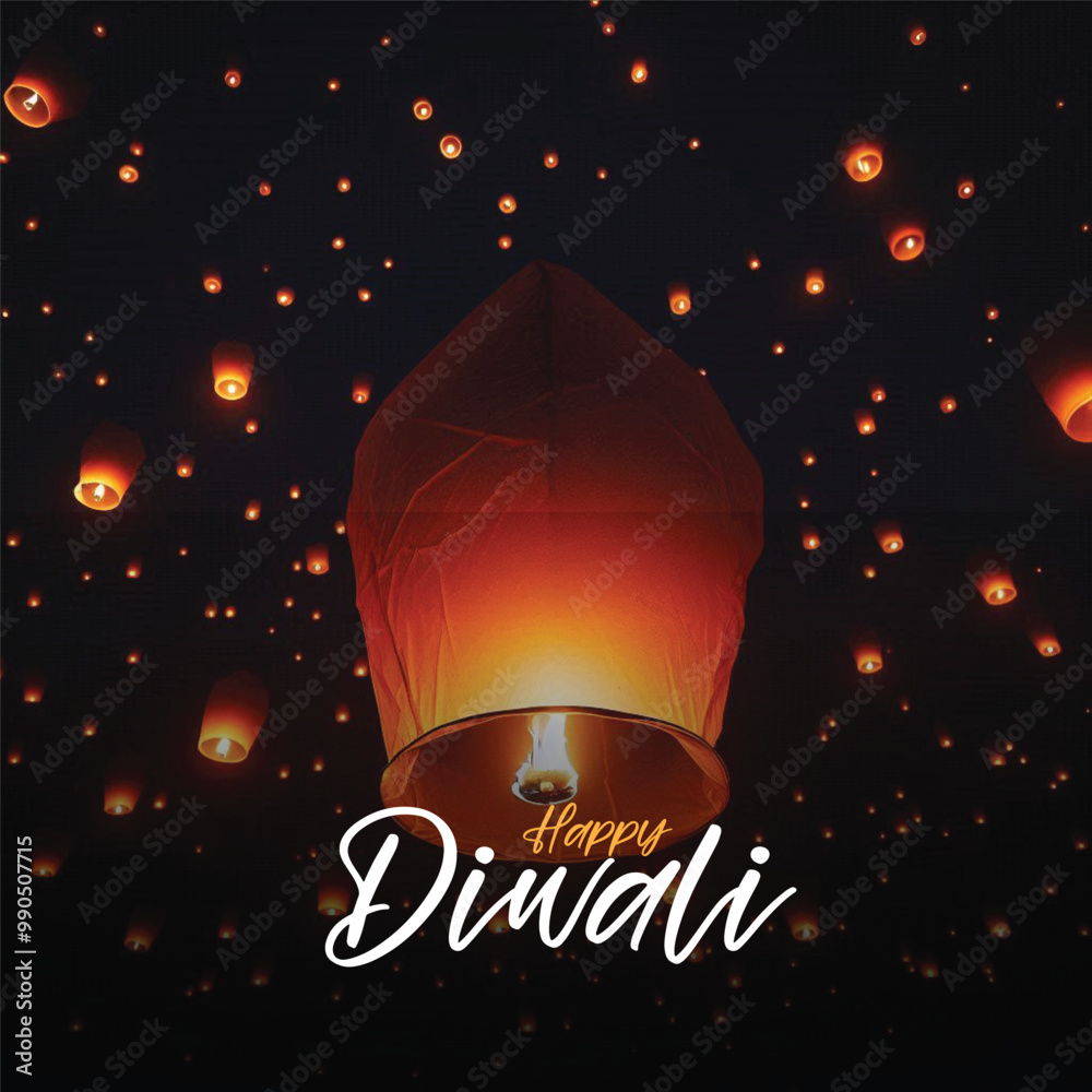 Happay diwali post design 