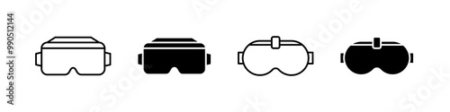 VR icon set