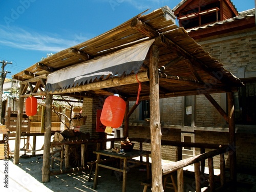 An old cottage that is still well maintained. photo