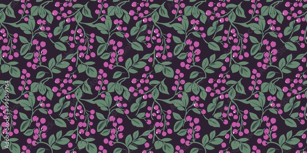 Berry pattern with a fresh, fruity design. seamless background pattern Berry pattern with a fresh, fruity design. seamless background pattern