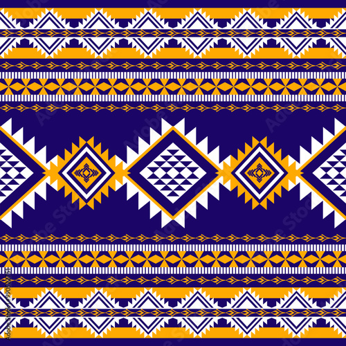 Native American geometric ethnic pattern, Mexican style. Aztec ornament print.	
