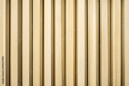 The modern plank surface features wooden panels for walls, vertical slats for facade cladding, and timber stripes made of beige pine for interior and exterior design