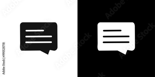 Msg free icon Flat line illustration