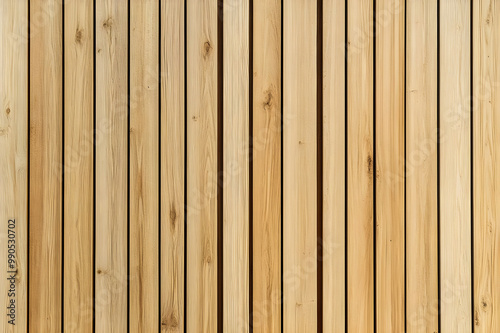 The modern plank surface features wooden panels for walls, vertical slats for facade cladding, and timber stripes made of beige pine for interior and exterior design