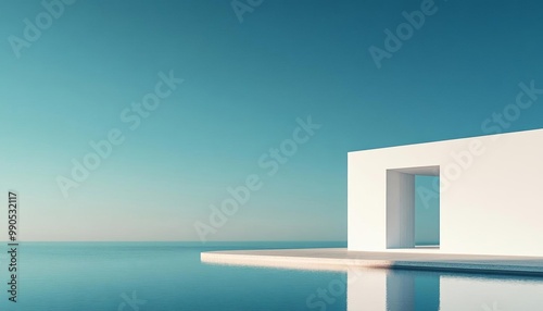 Create a visually striking and minimalistic photograph that subtly embodies the essence of Portugal's finest real estate without explicitly featuring any houses or real estate buil