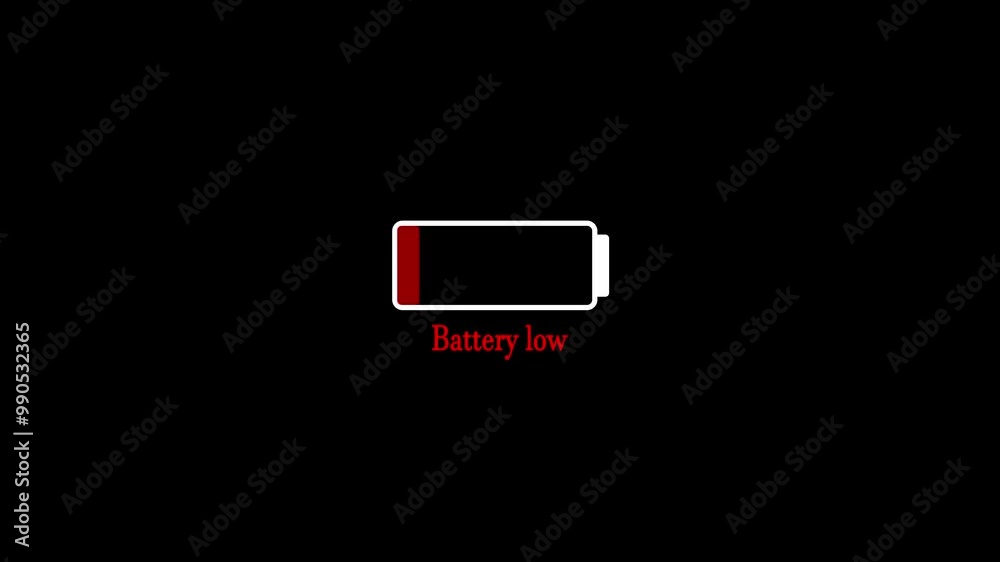 Low Battery.low battery symbol on abstract background. Low Battery.low battery symbol on abstract background.