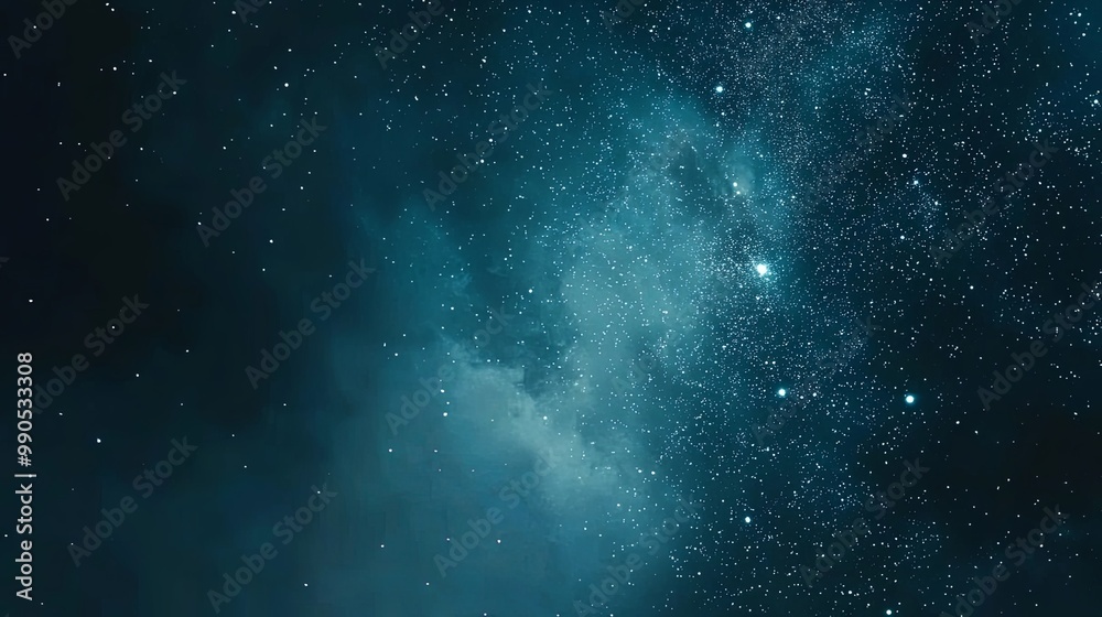 Starry night sky with a gradient of deep blue hues and sparkling stars, creating a mesmerizing scene that evokes feelings of wonder and mystery Starry night sky with a gradient of deep blue hues and sparkling stars, creating a mesmerizing scene that evokes feelings of wonder and mystery