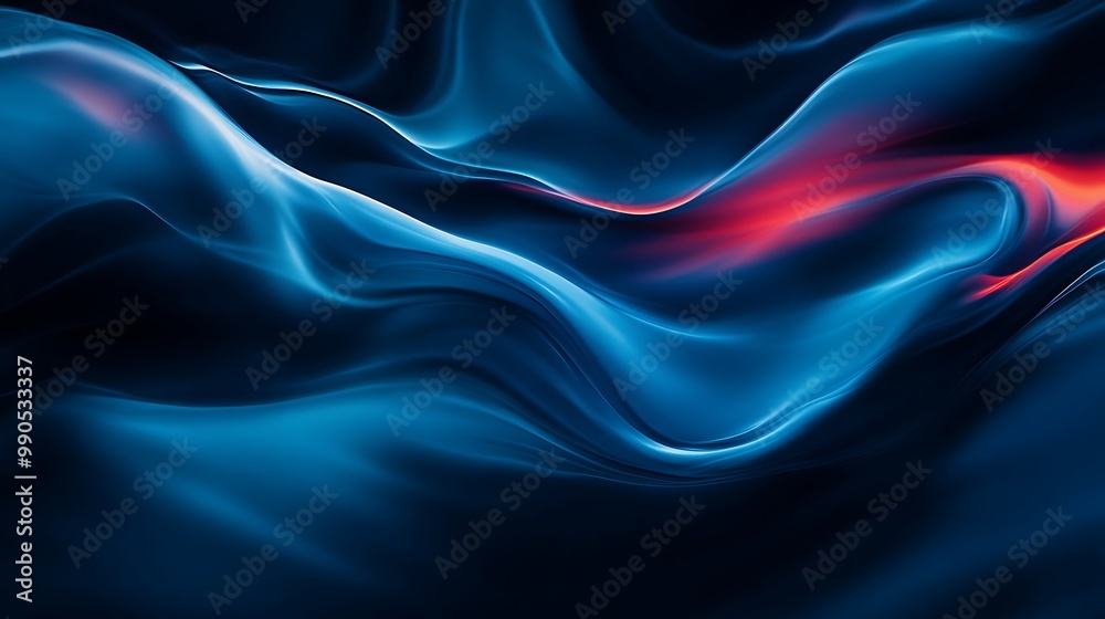 Abstract Blue and Red Swirls Abstract Blue and Red Swirls