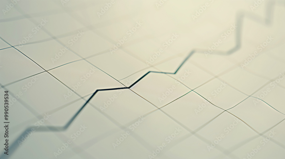 Detailed line graph illustrating steady GDP growth over time, clean white background with subtle shadows highlighting the upward trend, professional economic analysis visualization. Detailed line graph illustrating steady GDP growth over time, clean white background with subtle shadows highlighting the upward trend, professional economic analysis visualization.