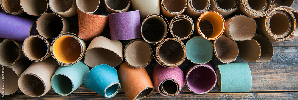 Creative upcycling ideas for cardboard tubes, eco-friendly DIY projects ...