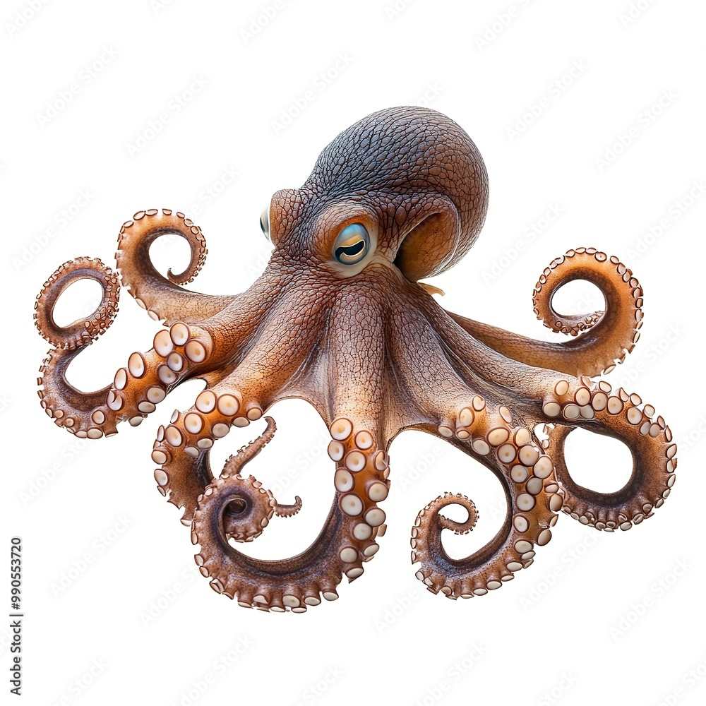 octopus isolated on white background octopus isolated on white background