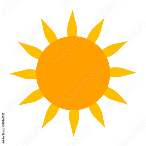 Vector Design Sun Icon Style