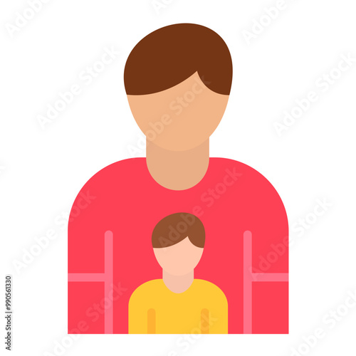 Vector Design Model Male Icon Style
