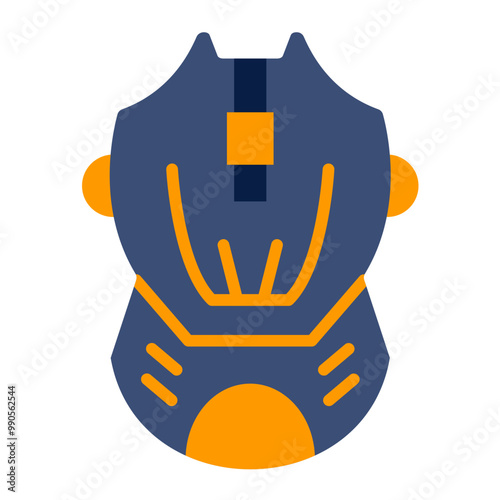 Vector Design Gaming Mouse Icon Style