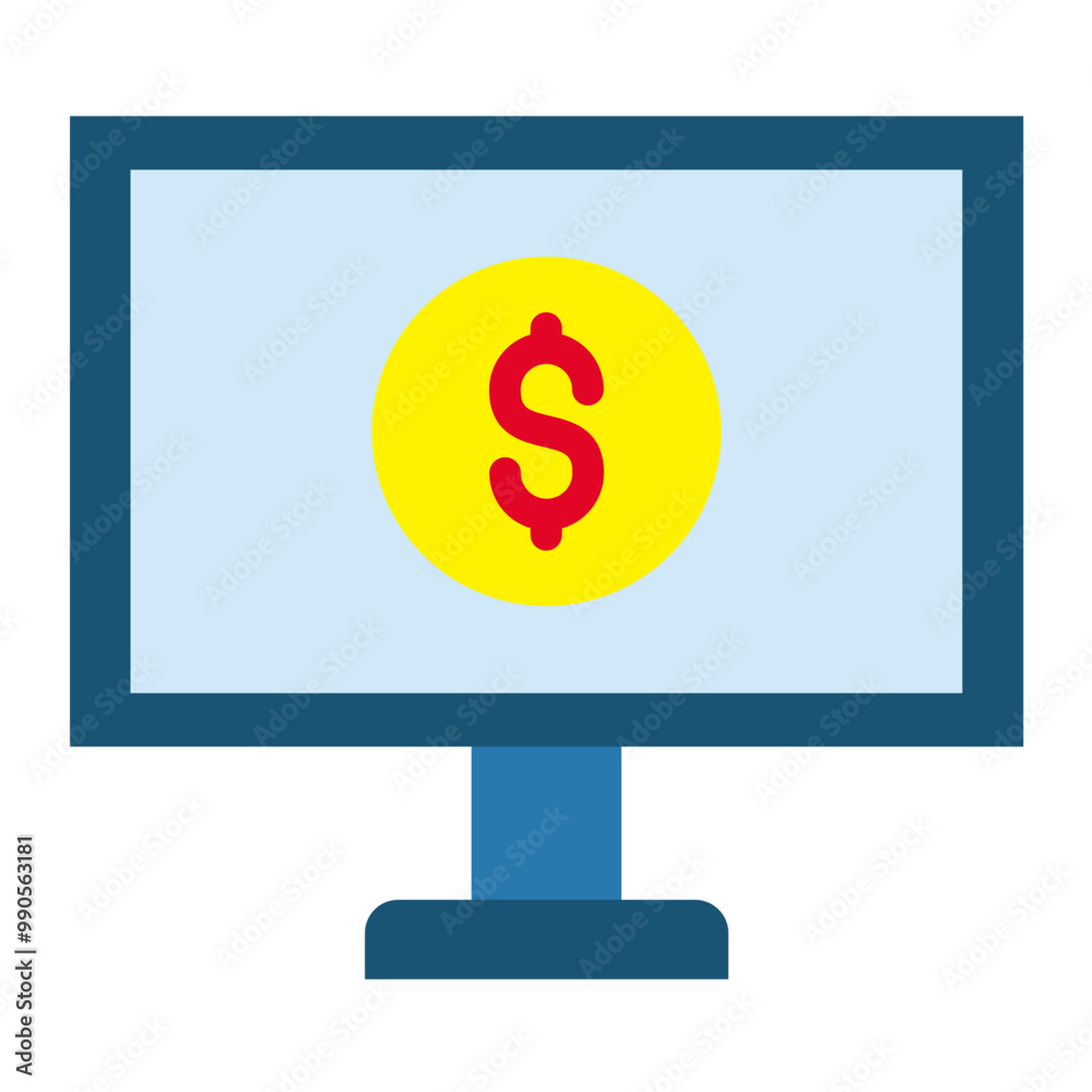 Vector Design Freelancing Icon Style Vector Design Freelancing Icon Style